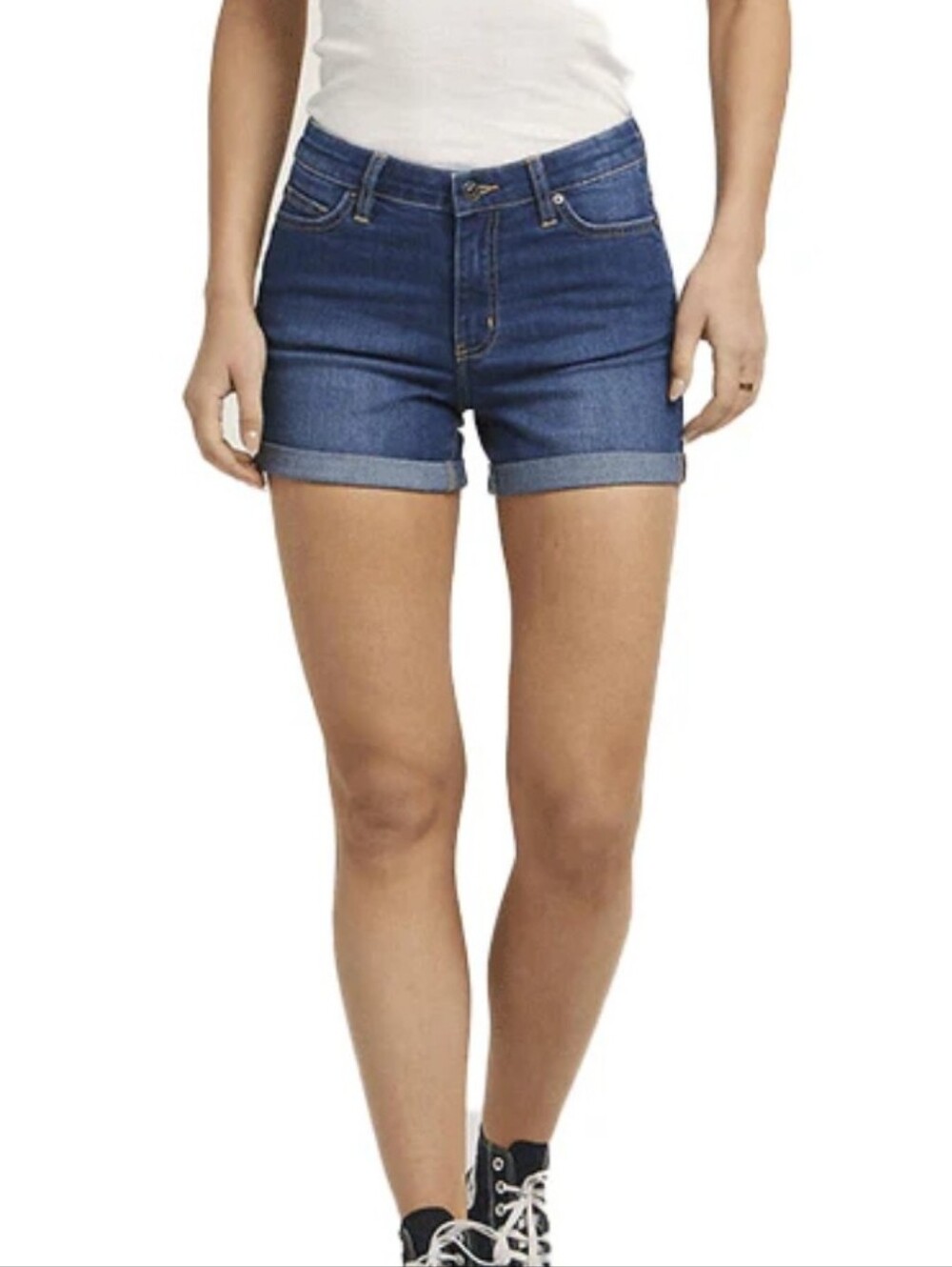 Riders By Lee Mid Thigh Short Mid Rise Skinny New With Tags